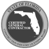 Florida certified general contractor badge